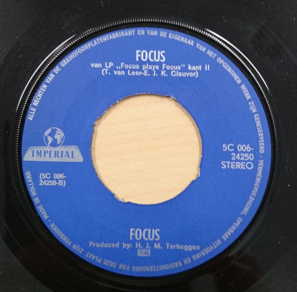 Focus (2) : House Of The King / Focus (7", Single)