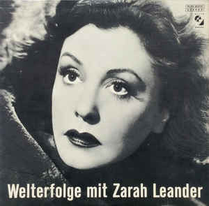 Zarah Leander : Welterfolge Mit Zarah Leander (LP, Comp)