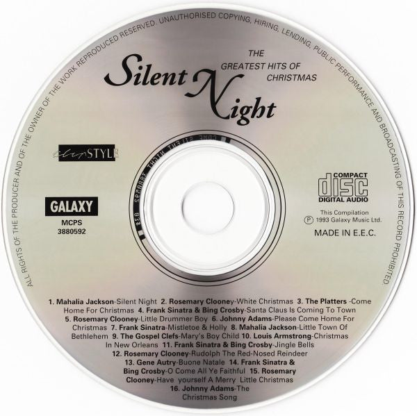 Various : Silent Night (The Greatest Hits Of Christmas) (CD, Comp)