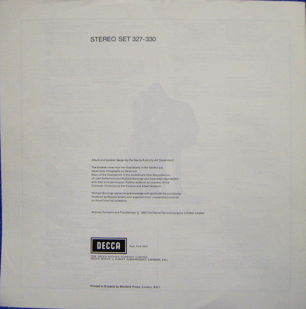 Charles Gounod - Franco Corelli, Joan Sutherland, Nicolai Ghiaurov, London Symphony Orchestra, Richard Bonynge : Faust  (4xLP + Box)