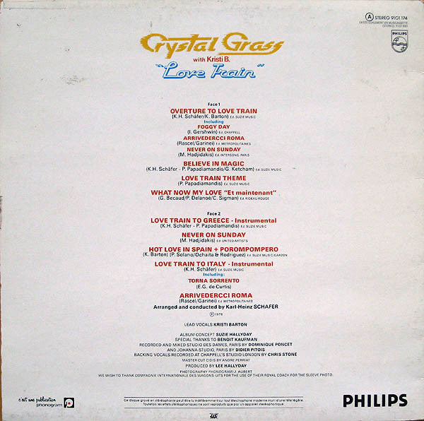 Crystal Grass With Kristi Barton : Love Train (LP)