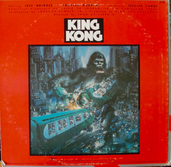 John Barry : King Kong (Original Sound Track) (LP, Album, Win)
