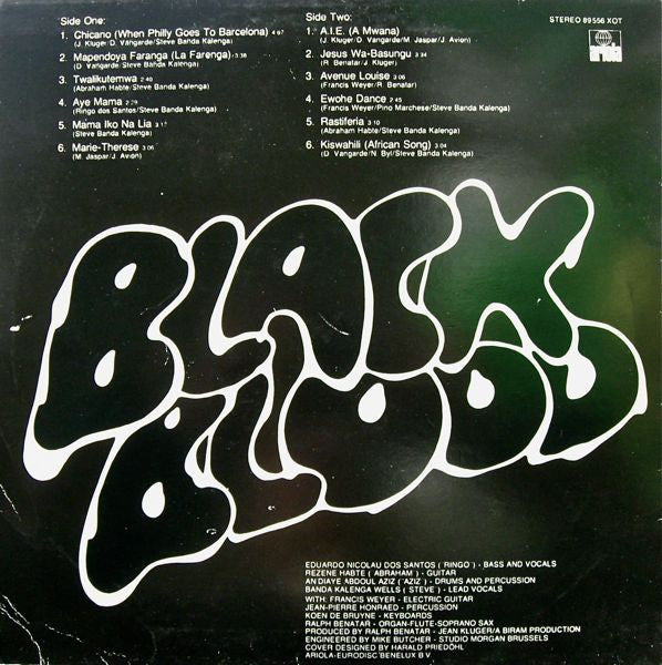 Black Blood (2) : Kiswahili (LP, Album)