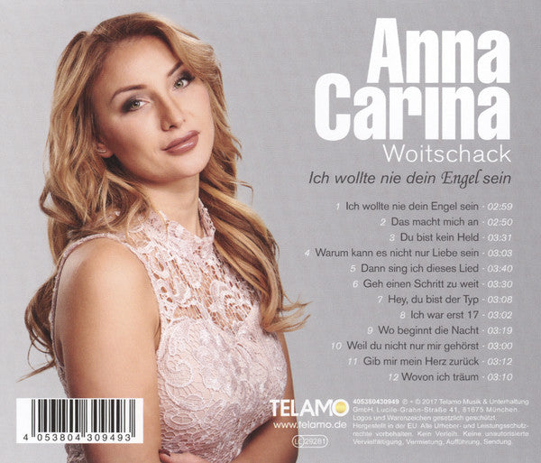 Anna-Carina Woitschack : Ich Wollte Nie Dein Engel Sein (CD, Album)