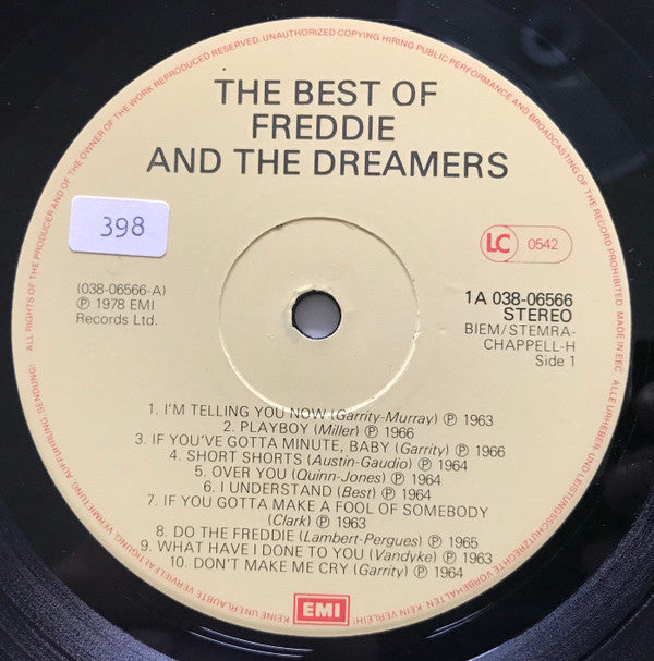 Freddie & The Dreamers : The Best Of Freddie And The Dreamers (LP, Comp)