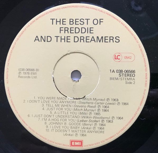 Freddie & The Dreamers : The Best Of Freddie And The Dreamers (LP, Comp)