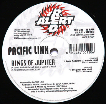 Pacific Link : Rings Of Jupiter (12")