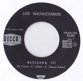 Los Machucambos : Mexicana (7", Single)