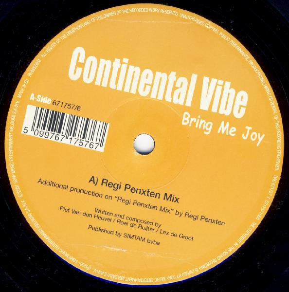 Continental Vibe : Bring Me Joy (12")