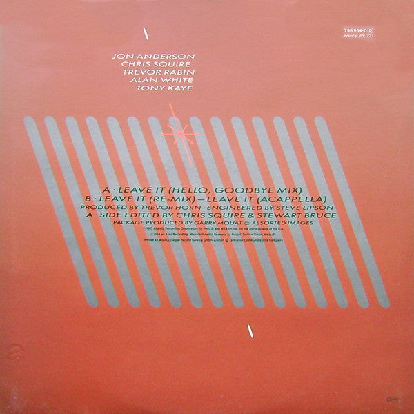 Yes : Leave It (12")