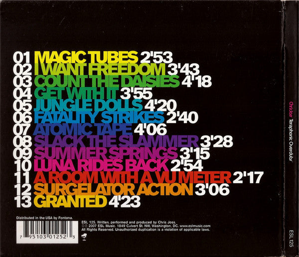 Chris Joss : Teraphonic Overdubs (CD, Album)