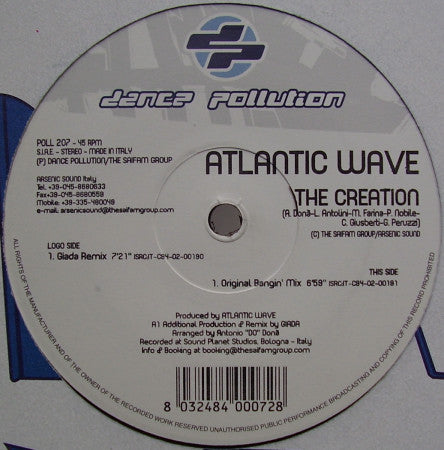 Atlantic Wave : The Creation (12")
