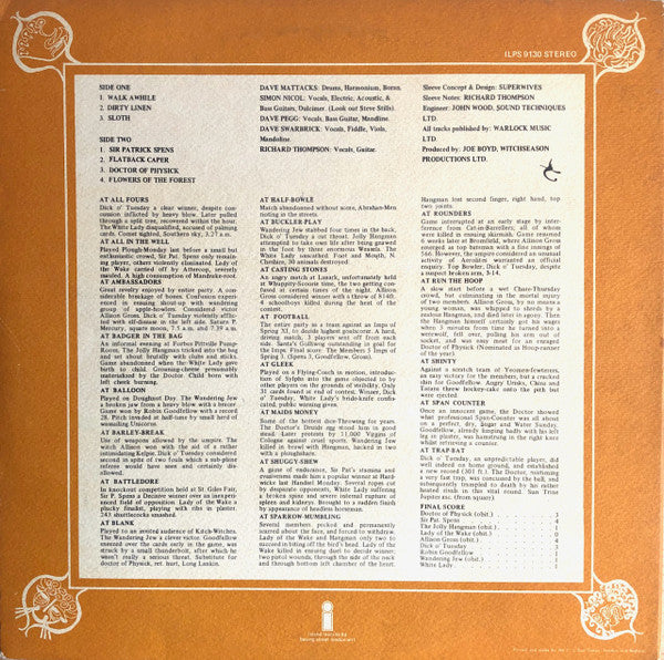 Fairport Convention : Full House (LP, Album, RP, Pin)