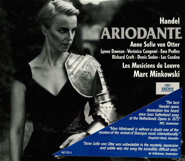 Handel* – Anne Sofie Von Otter · Lynne Dawson · Véronica Cangemi* · Ewa Podles* · Richard Croft · Denis Sedov · Luc Coadou · Les Musiciens Du Louvre · Marc Minkowski : Ariodante (3xCD, Album, RP + Box, sli)
