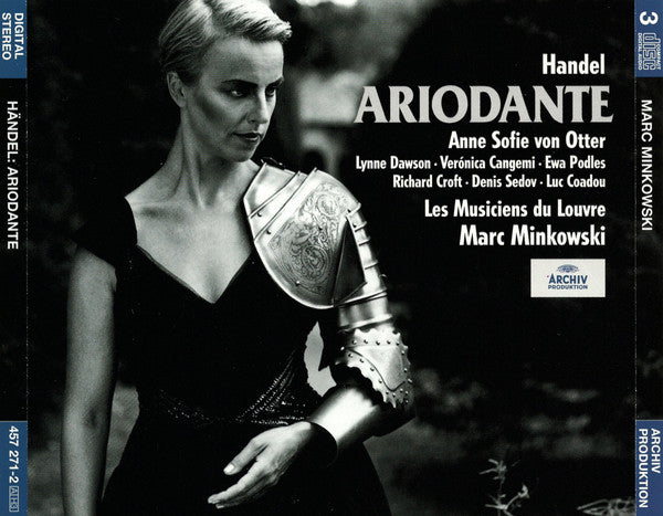 Handel* – Anne Sofie Von Otter · Lynne Dawson · Véronica Cangemi* · Ewa Podles* · Richard Croft · Denis Sedov · Luc Coadou · Les Musiciens Du Louvre · Marc Minkowski : Ariodante (3xCD, Album, RP + Box, sli)