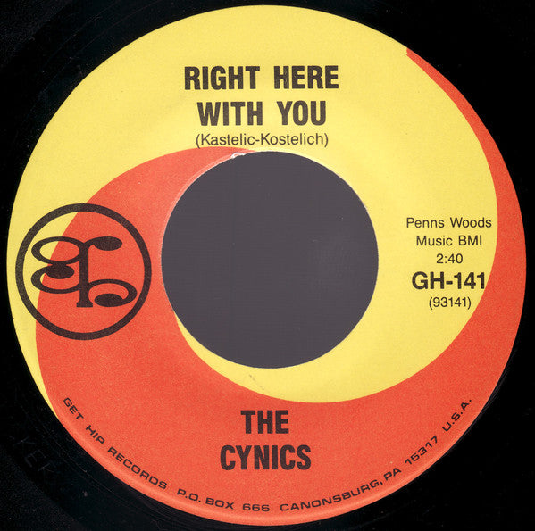 The Cynics (2) : Right Here With You / Learn To Lose (7")