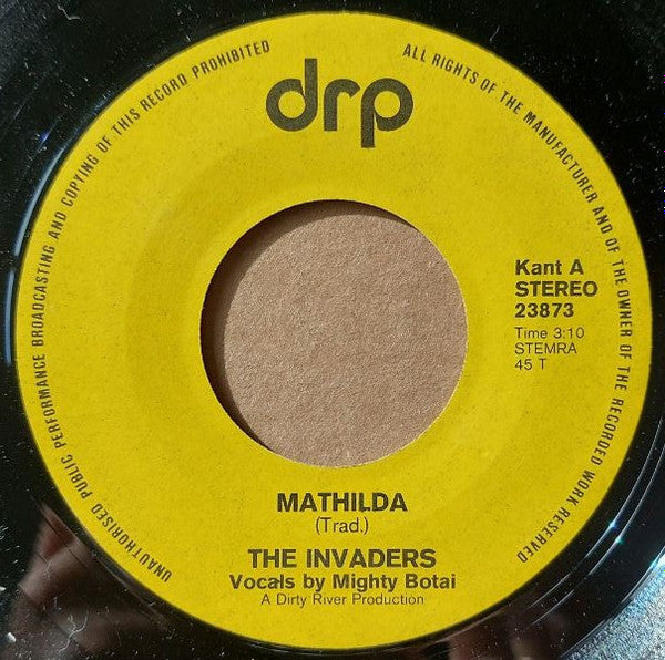 The Invaders Steelband : Mathilda (7", Single)