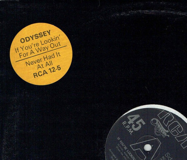 Odyssey (2) : If You're Lookin' For A Way Out (12", Single)