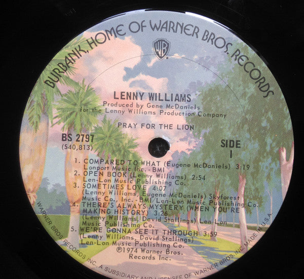Lenny Williams : Pray For The Lion (LP, Album)