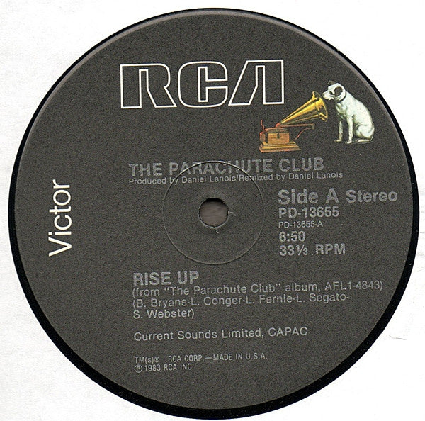 The Parachute Club : Rise Up (12")