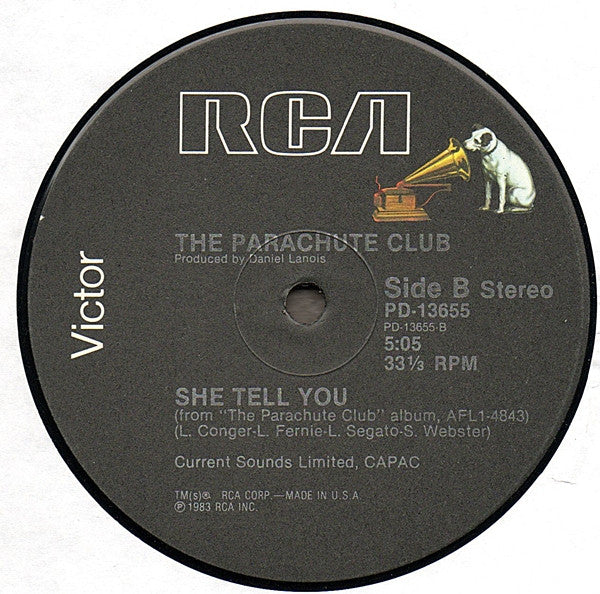 The Parachute Club : Rise Up (12")