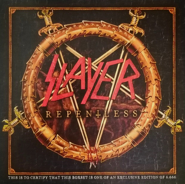 Slayer : Repentless (Box, Album, Ltd, RE + 6x6½", 6,6)