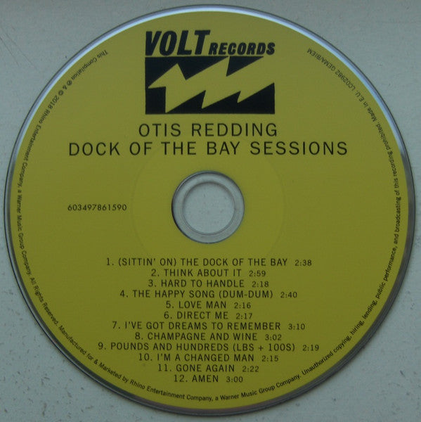 Otis Redding : Dock Of The Bay Sessions (CD, Comp)