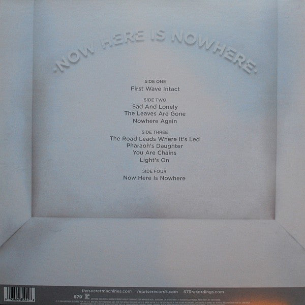 Secret Machines : Now Here Is Nowhere (2xLP, Album, Whi)