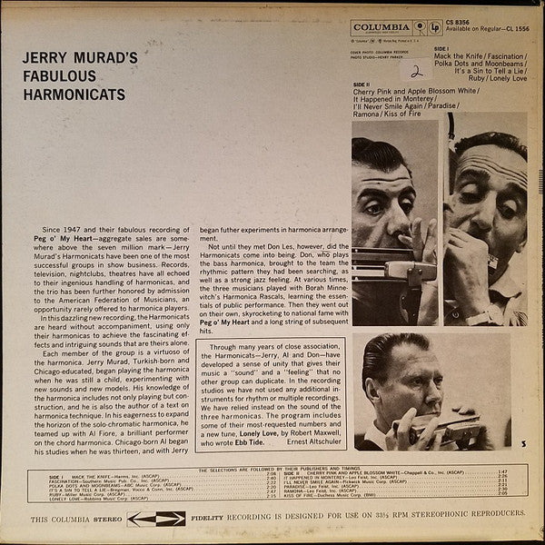 Jerry Murad's Harmonicats : Cherry Pink And Apple Blossom White (LP, Album)