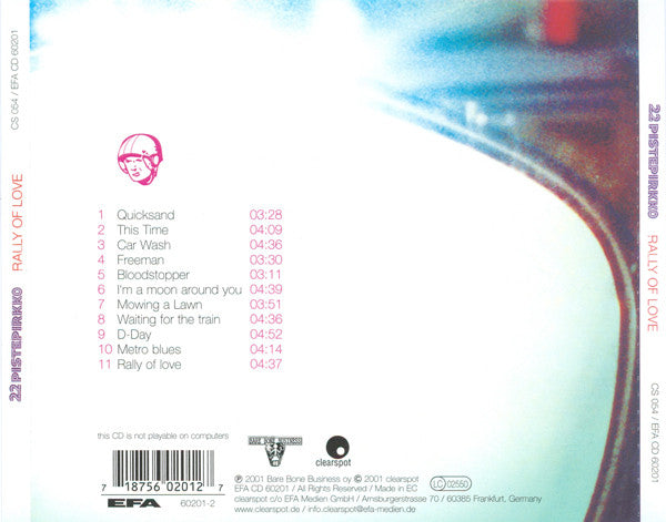 22 Pistepirkko : Rally Of Love (CD, Album)