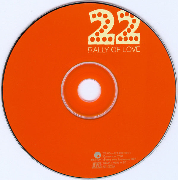 22 Pistepirkko : Rally Of Love (CD, Album)