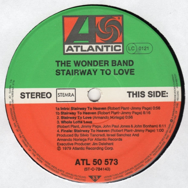 The Wonder Band : Stairway To Love (LP, Album)