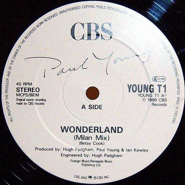 Paul Young : Wonderland (12")