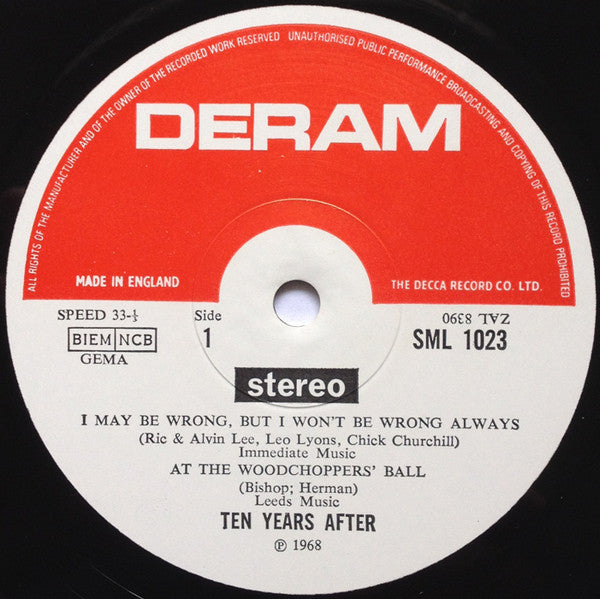 Ten Years After : Ten Years After Undead (LP, Album)