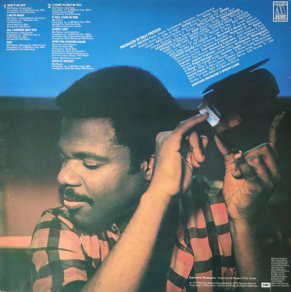 Billy Preston : Late At Night (LP, Album)