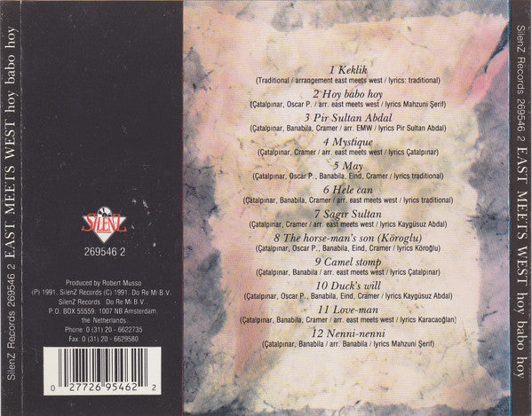 East Meets West (2) : Hoy Babo Hoy (CD, Album)