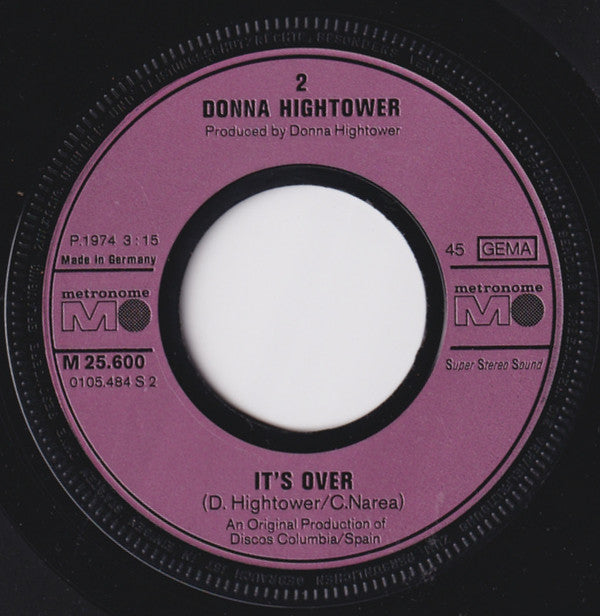 Donna Hightower : Just A Piece Of Bread (7", Single)