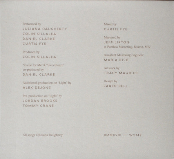 Juliana Daugherty : Light (CD, Album)