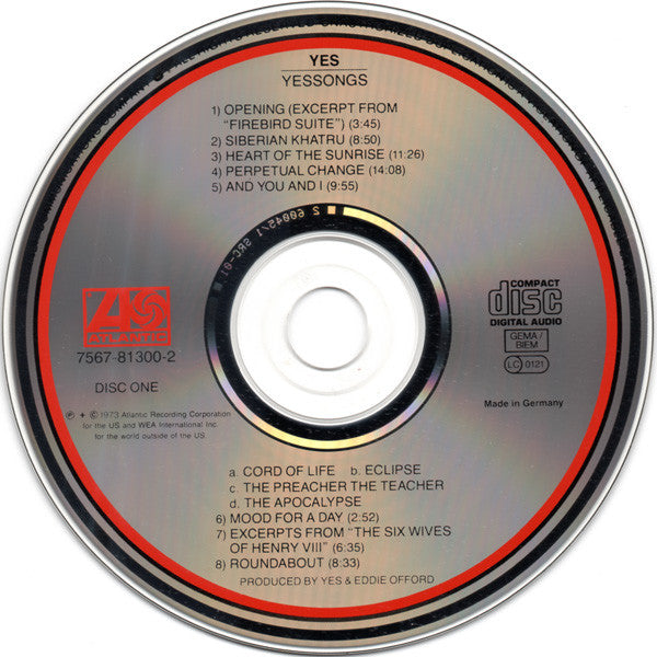 Yes : Yessongs (2xCD, Album, RE, RP)
