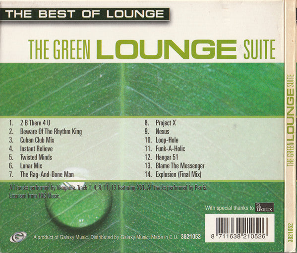 Vangarde : The Best Of Lounge: The Green Lounge Suite (CD, Dig)