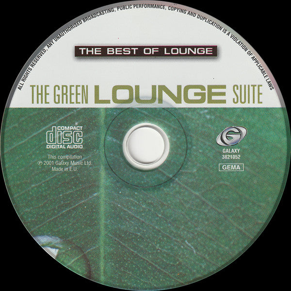 Vangarde : The Best Of Lounge: The Green Lounge Suite (CD, Dig)