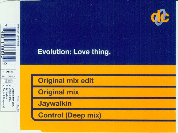 Evolution : Love Thing (CD, Maxi)