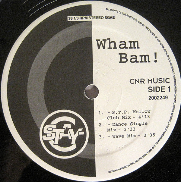 Stay-C : Wham Bam! (12")