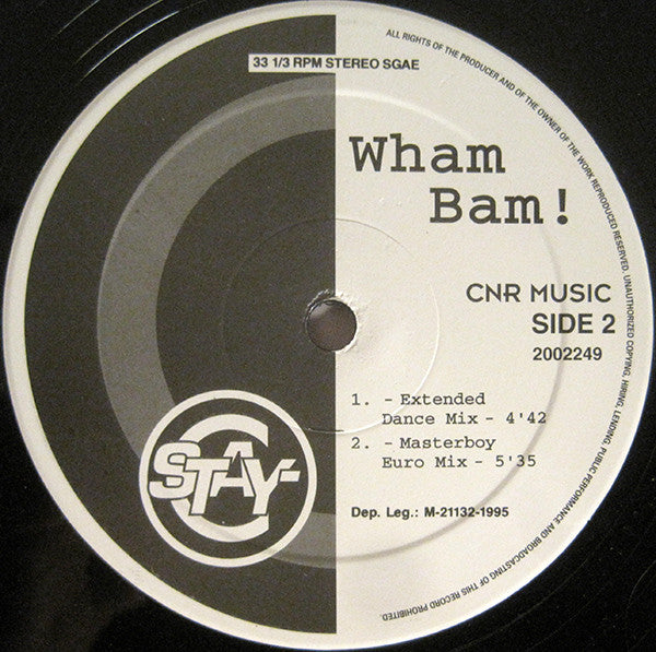 Stay-C : Wham Bam! (12")