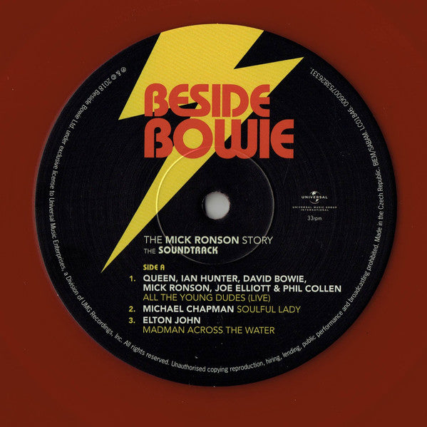 Various : Beside Bowie: The Mick Ronson Story (The Soundtrack) (2xLP, Album, Ltd, Red)