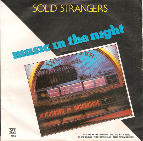 Solid Strangers : Music In The Night (7", Single)