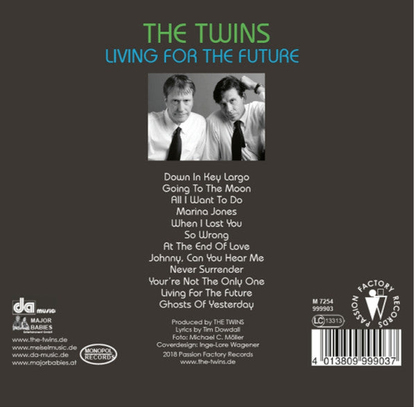 The Twins : Living For The Future (CD, Album, Dig)