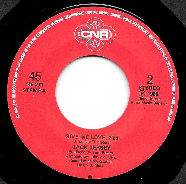 Jack Jersey : Lady  (7", Single)