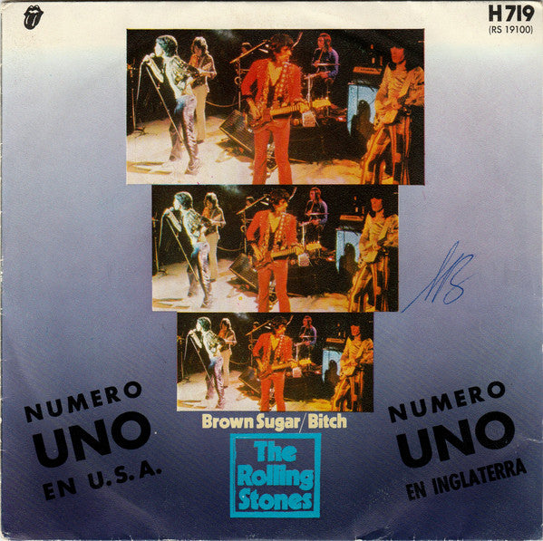 The Rolling Stones : Brown Sugar / Bitch (7", Single)