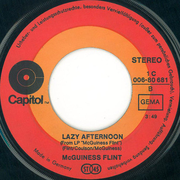 McGuinness Flint : When I'm Dead And Gone (7", Single)